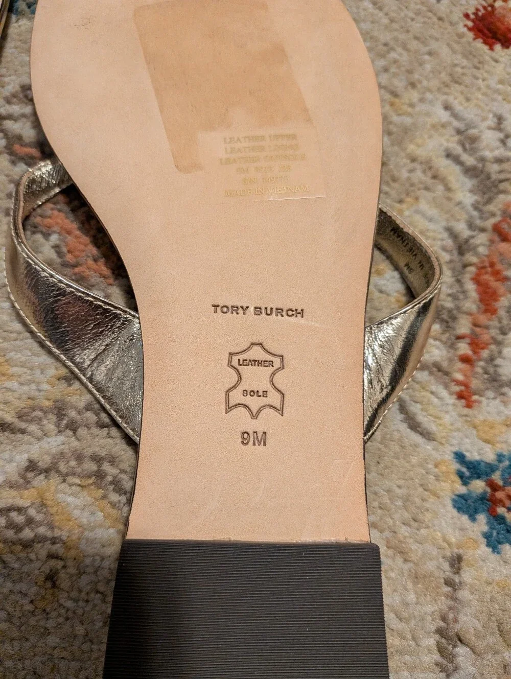 Tory Burch Capri Leather Flip Flop Sandals